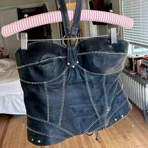 Harley Davidson Leather Top